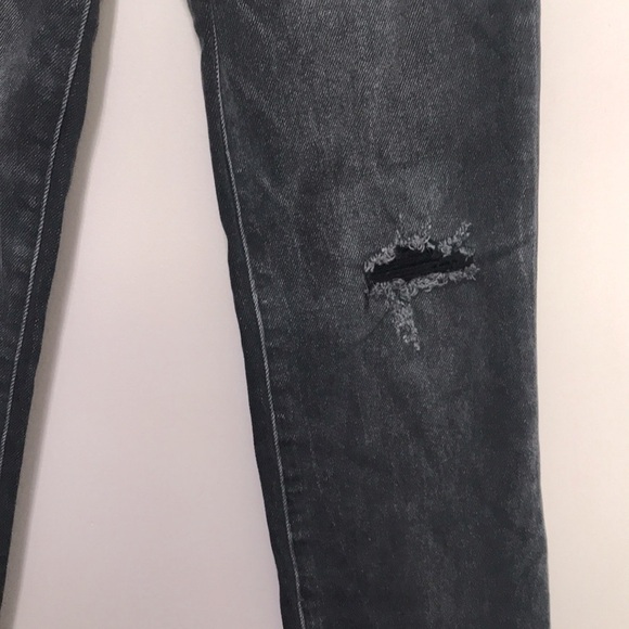 Pistola Monroe Cropped Cigarette jeans in Bandit distressed sz 24 - Picture 5 of 13